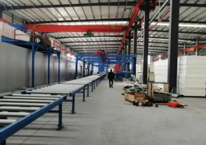 Sandwich panel production line Sandwich panel production line